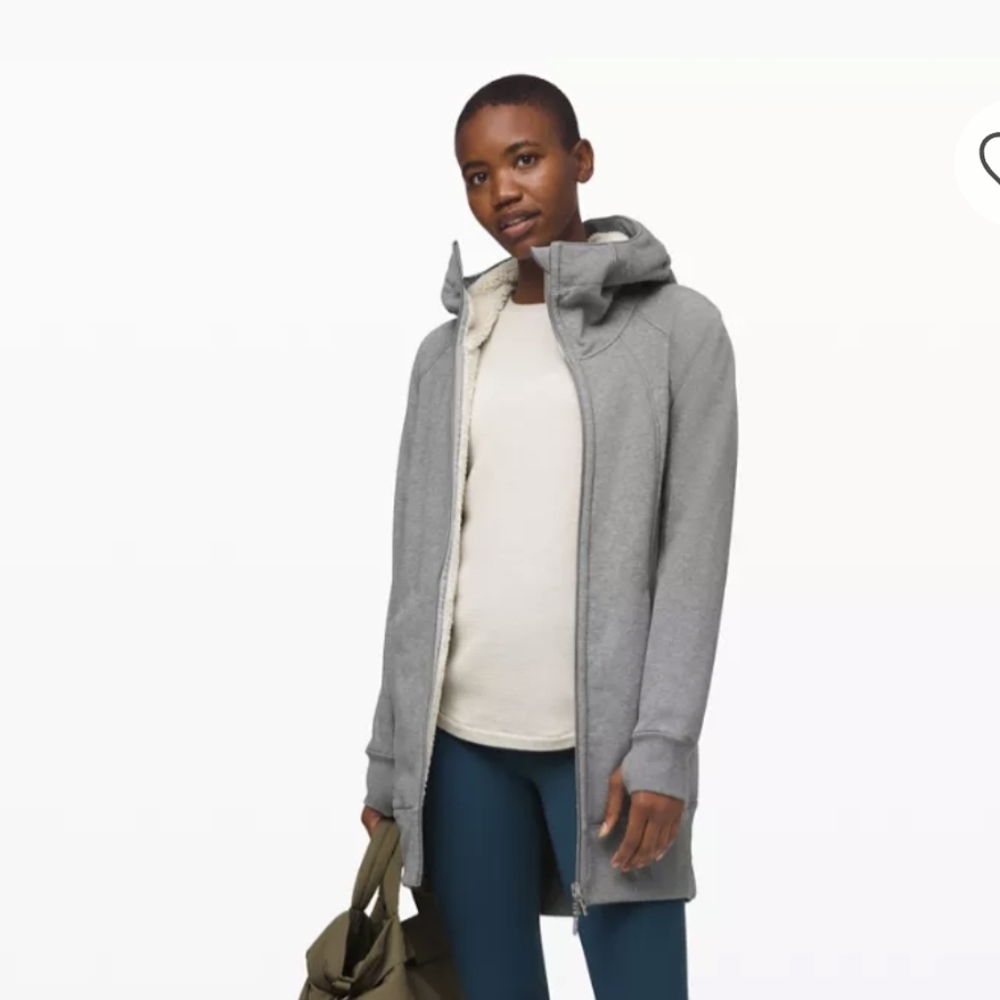 Lululemon Athletica Scuba Sherpa Long Hoodie Size 8